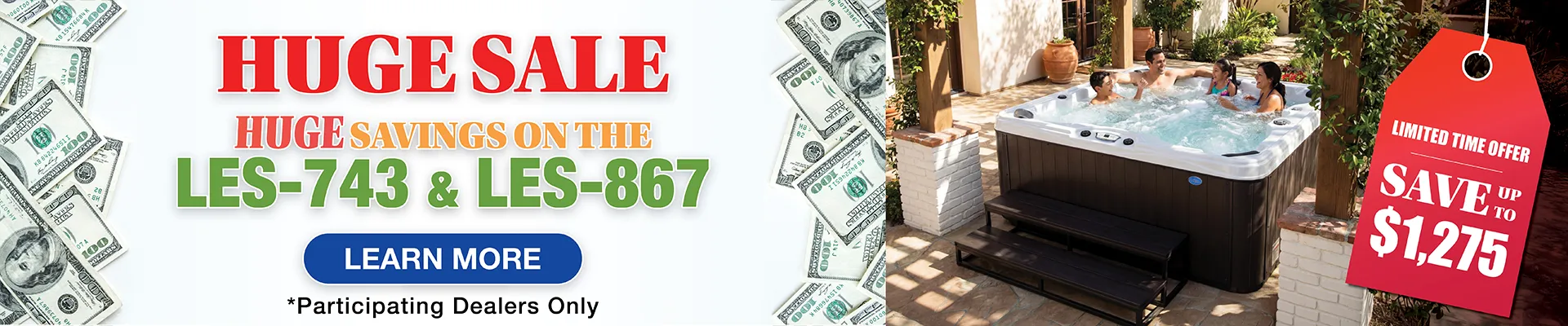 Calspas hot tub being used in a family setting - Vellinge